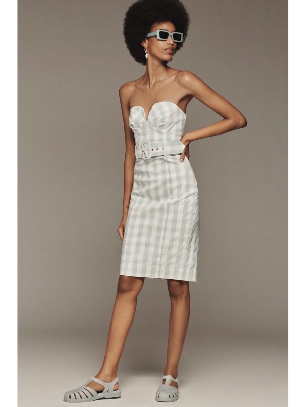 Maeve strapless sweetheart fitted dress size Large